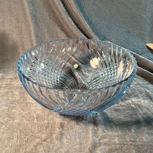 Ice Blue Glass Bowl